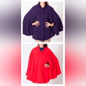 AA fleece cape ❤️💜